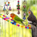 10 Pack Set Kinds of Cage Toys for Bird and Parrots