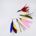 Interactive Retractable Multi Feather Teaser and Exerciser for Cat and Kitten