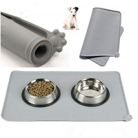 Easy Washing Waterproof Silicone Pet Feeding Placemat for Food or Drinking Bowl