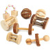 Natural Pine Wooden Small Pet Molars Toys